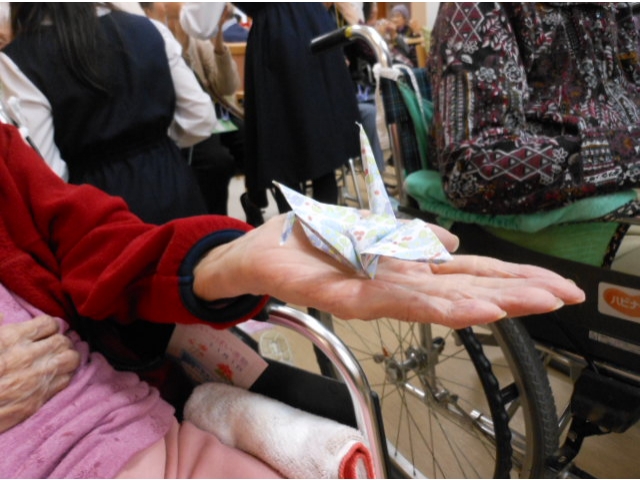 完成した「ツル」です。