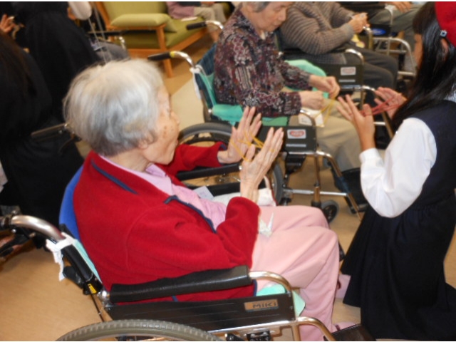 あやとりも楽しませてもらいました。