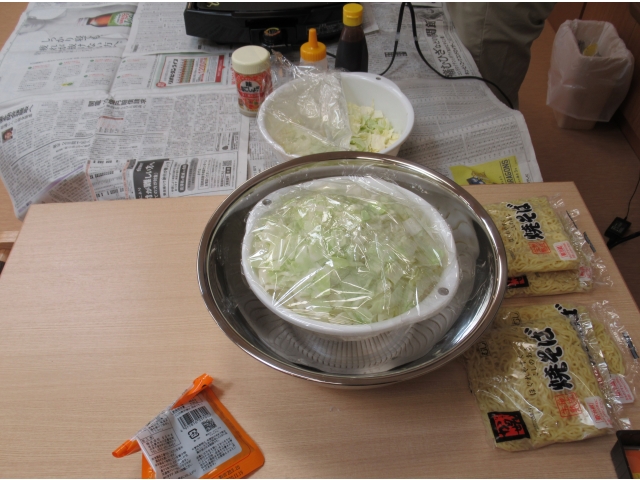 キャベツ、もやし、玉ねぎの材料