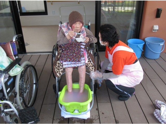 気持ちよさそうですね。