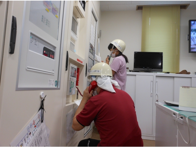 消防署へ通報訓練