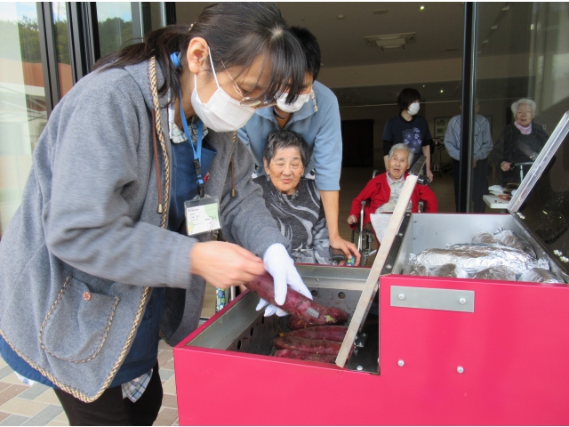 お芋見せて～(｡･ω･｡)ﾉ♡