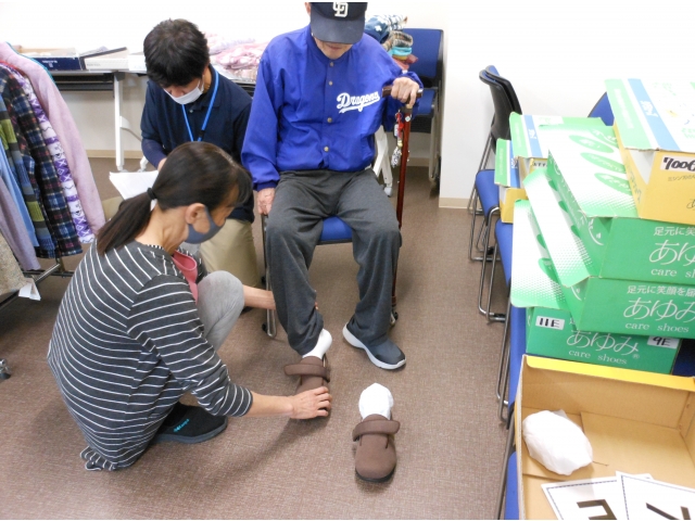 靴のサイズは、丁度いいですか