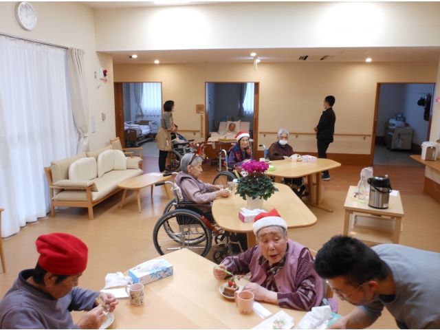 ユニットはクリスマスモードです。