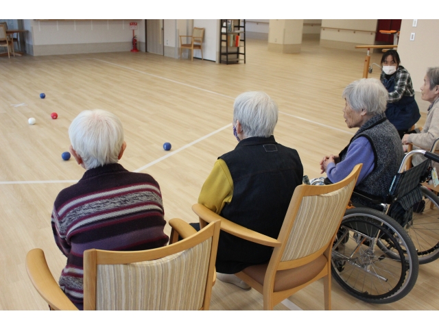 冷静にショットの順番を待ちます。