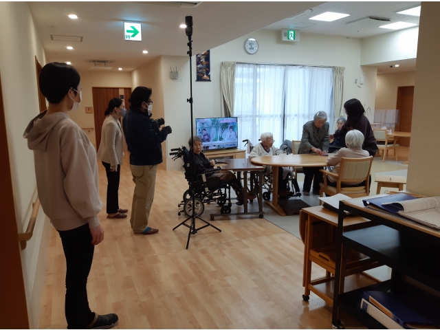 普段どおりの感じで！