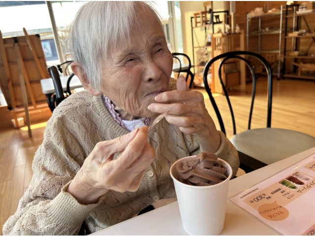 自然と出る笑顔