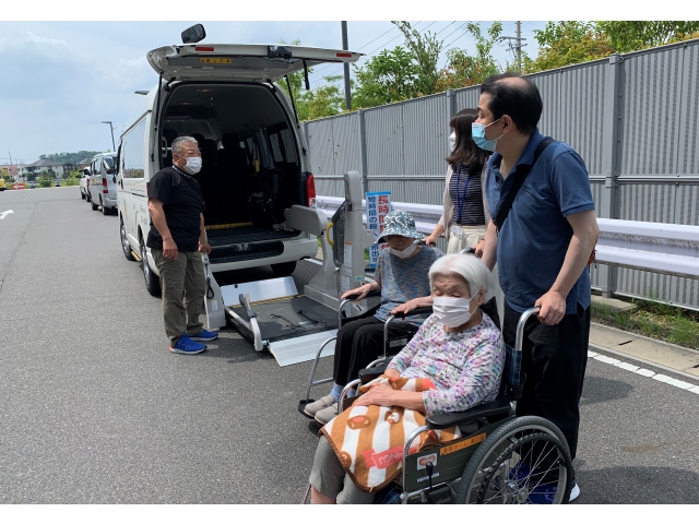 到着しました。