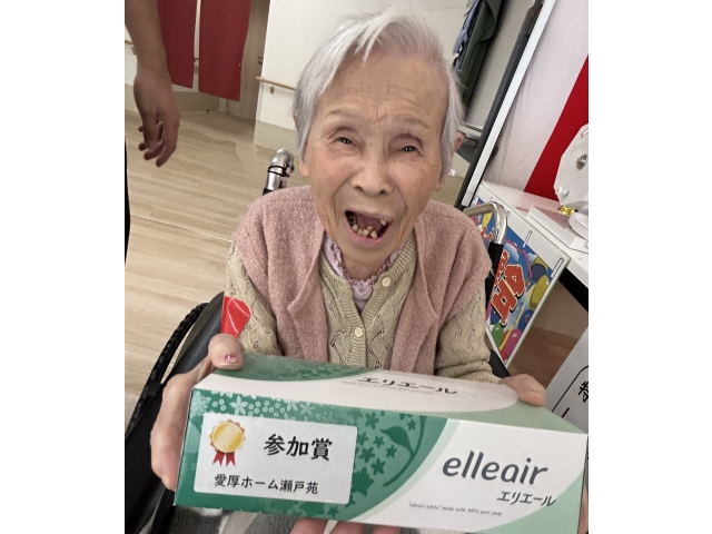 参加賞のボックスティッシュ（笑）