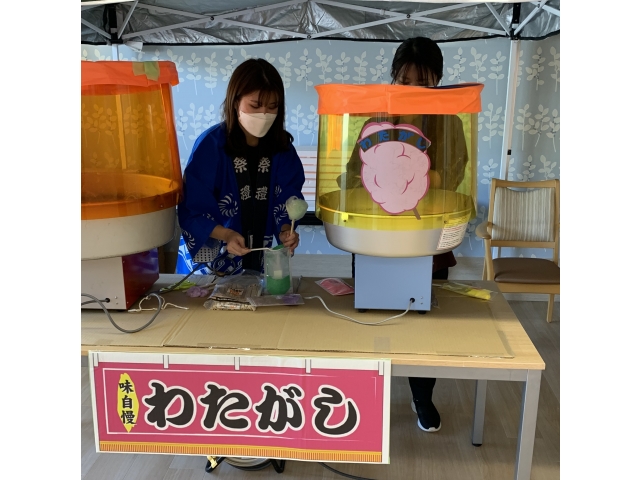 綿菓子コーナー上手にできるかな～⁈