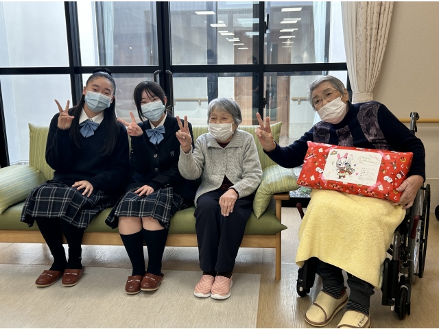 仲良く記念撮影