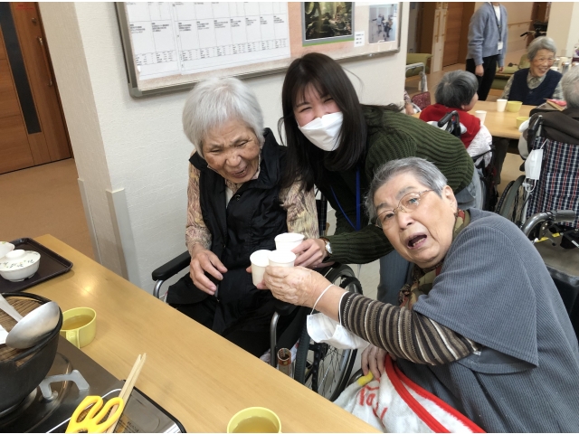 職員とも、カンパ～イ！