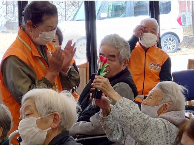 パッ！と花が咲いた🌷