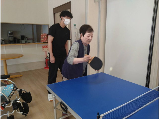 卓球のサポート