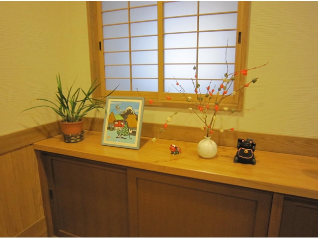 ユニット玄関内