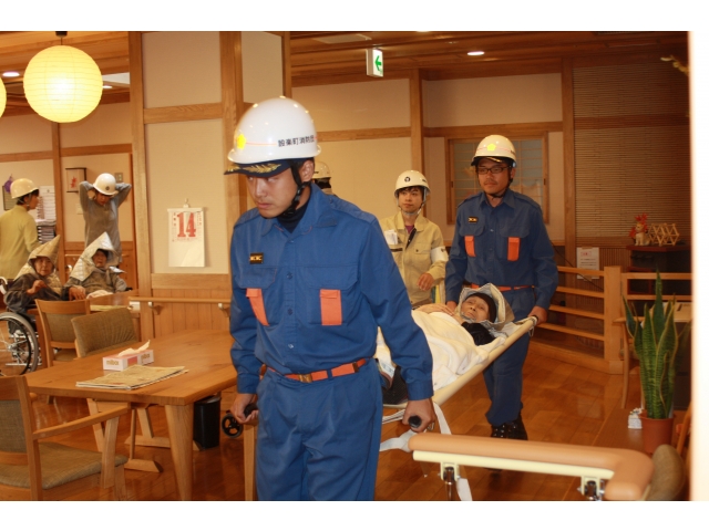 消防団に避難誘導要請