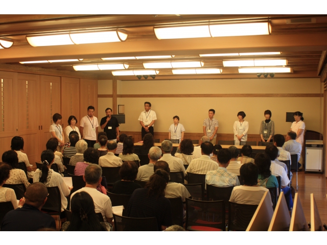 家族懇談会の様子