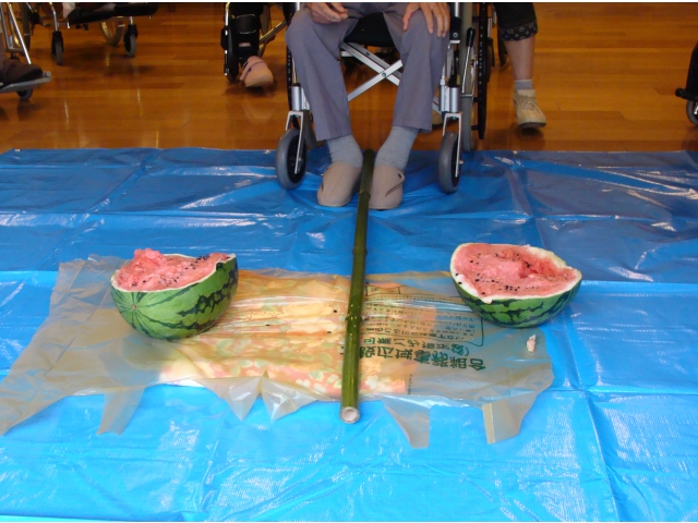 きれいに割れました