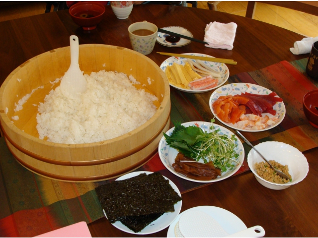 お寿司セットはこんな感じ