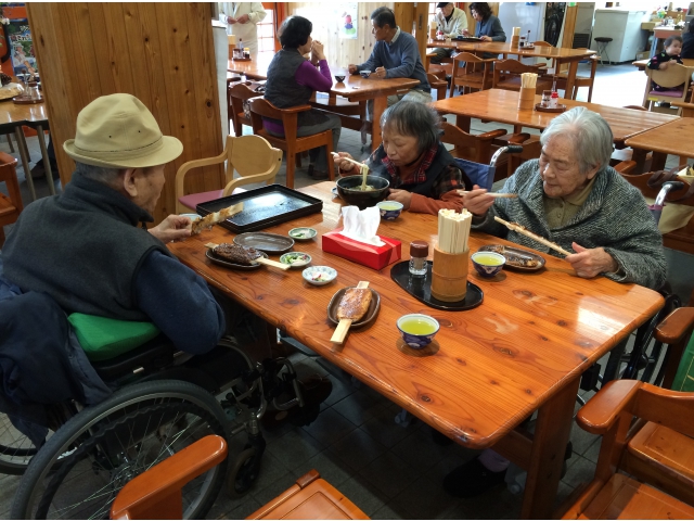 道の駅で五平餅