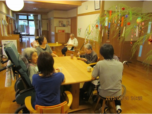 七夕ちらしを頂きました