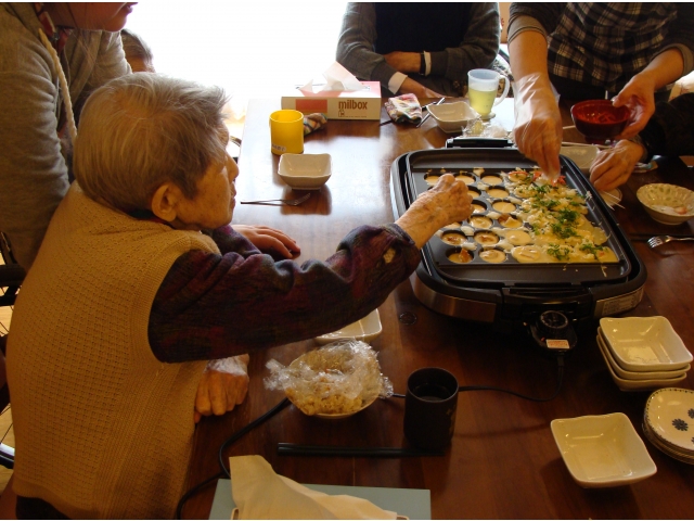 ユニット行事「たこ焼き」