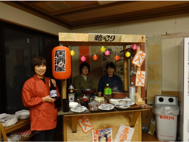 おそろいの作務衣で