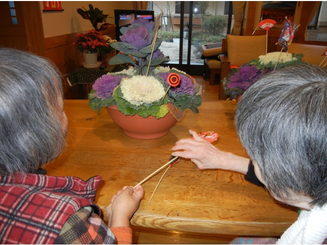 何処に挿そうかな～