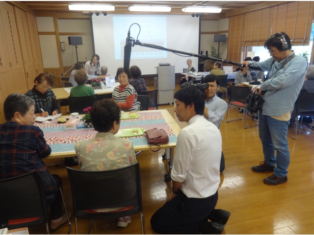 ご参加頂いた方が取材を受けています