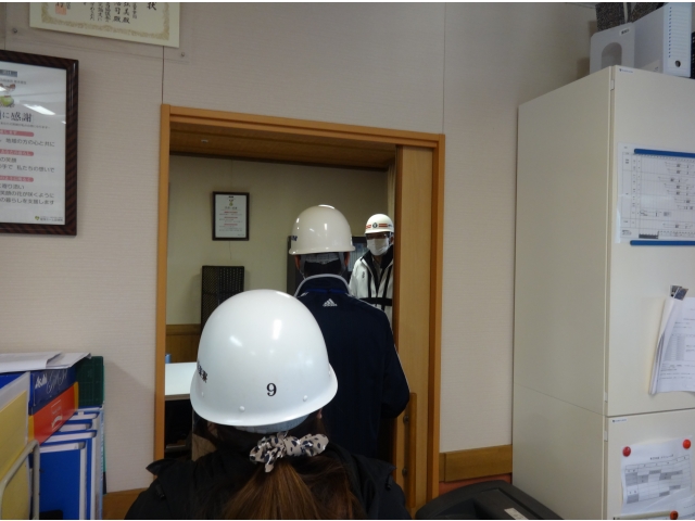 隊長から第二非常配備員への指示