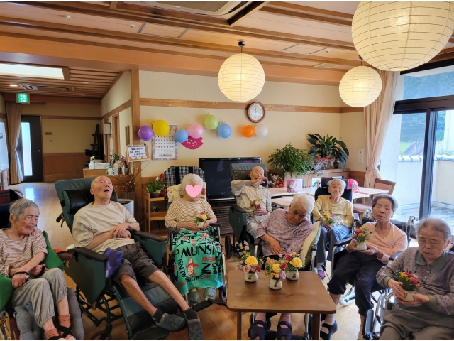 光の家ユニットの様子です