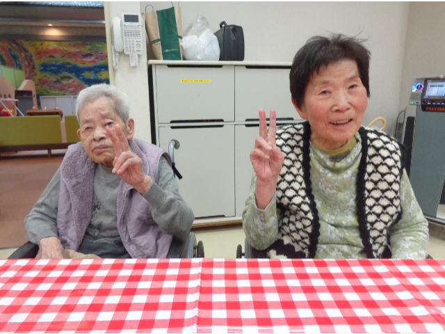 素敵な笑顔でピース！