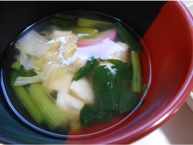 雑煮も準備万端