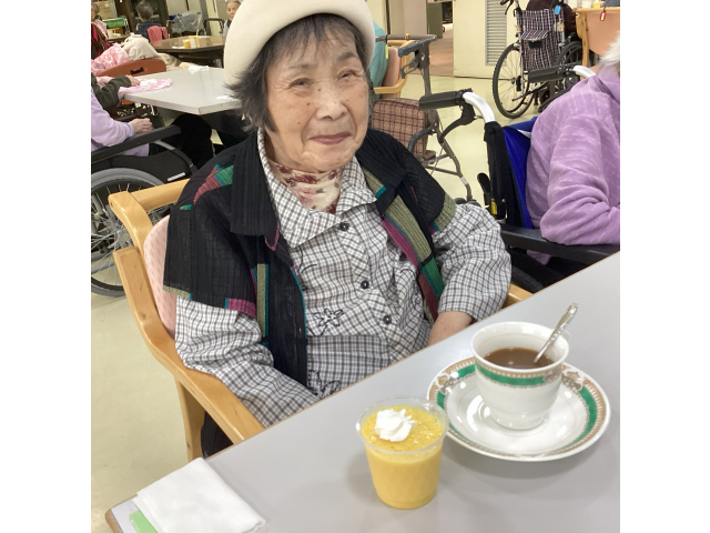コーヒーの香りだけニッコリ