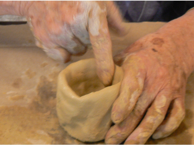 作品作りの様子