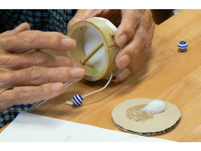 でんでん太鼓作り