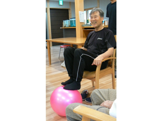 体幹の向上も図っています。