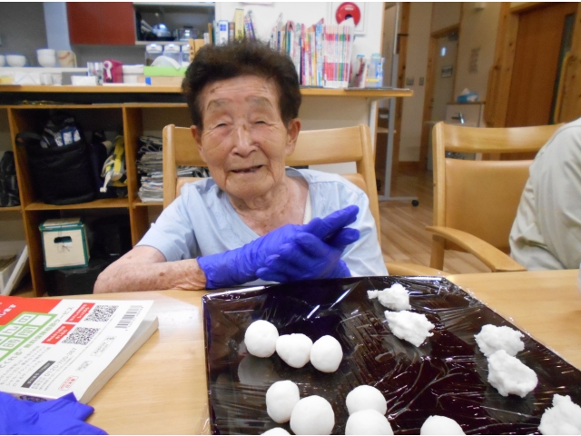 皆様綺麗に丸めてくださいます☺