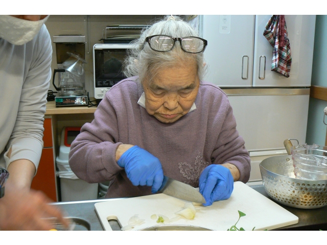 七草を刻んで頂きました。