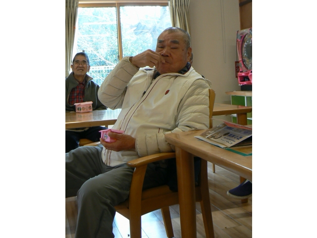 豆まきの前につまみ食い（笑）