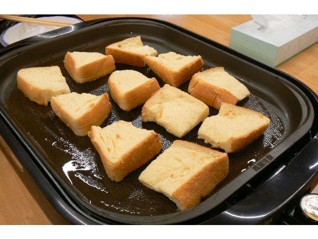 美味しいフレンチ
トーストの完成💛