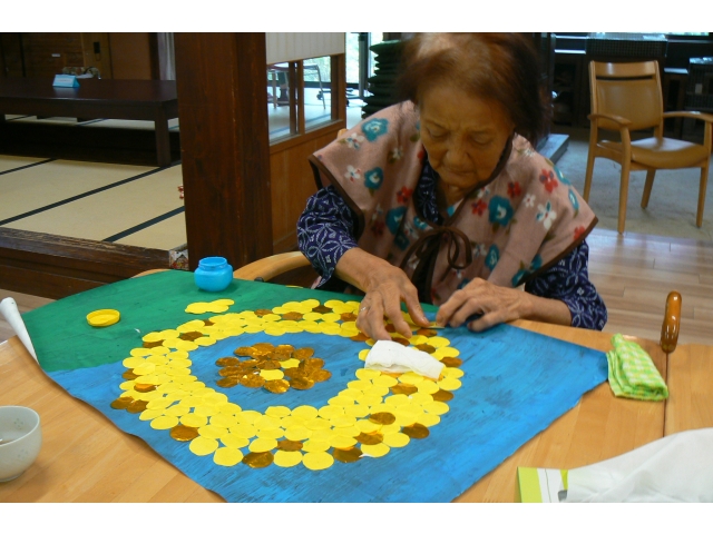 十五夜の壁面作り！