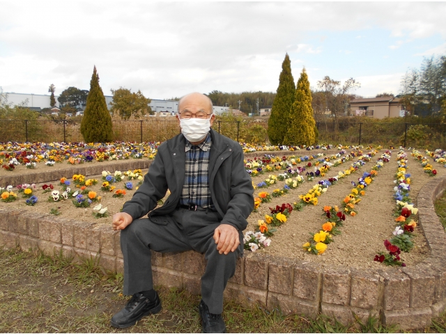 「綺麗に植えてあって最高だね♪」