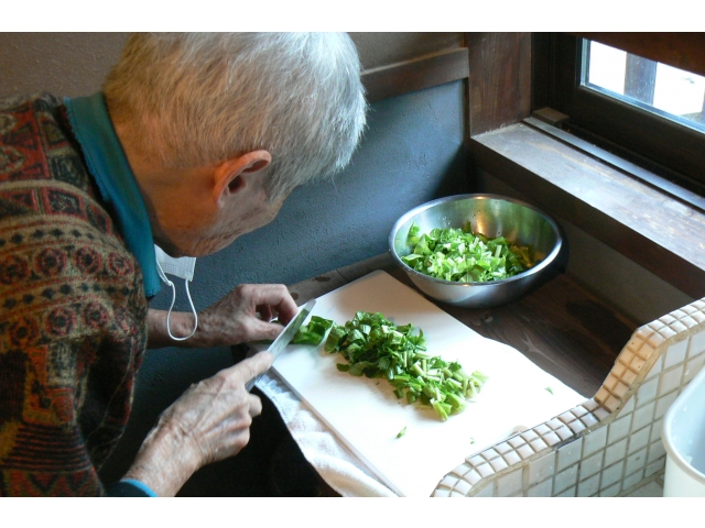 具材は東郷庵の畑で採れたお野菜(*^^*)