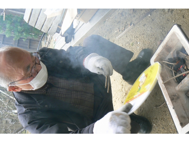 上手に火起こししてくださいました！！