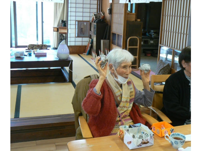 「鬼は外～！！」