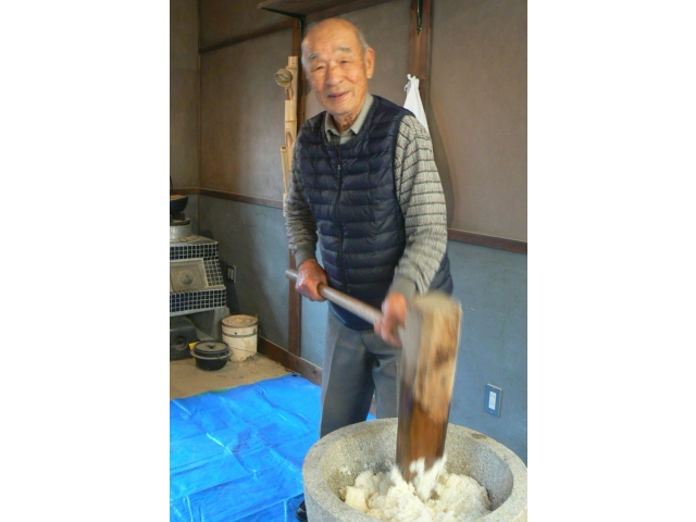 最初は杵で押すようにやるといいよ！！