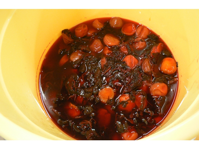 良い感じに漬かっています♪