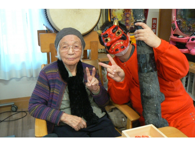 最後は鬼さんと記念撮影📸🌟