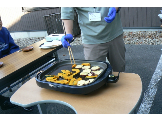 こんがりと焼いていきます☺